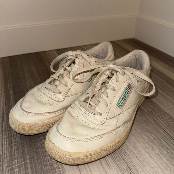 Reebok Classic Cream Club Sneakers - Picture 1 of 4